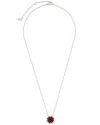 Sterling Forever Rose Petal Pendant Necklace