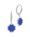Shop Sterling Forever Rose Petal Short Drop Earrings