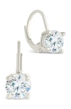 Sterling Forever Round-cut Cubic Zirconia Hoop Earrings In Multi