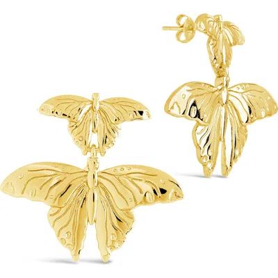 STERLING FOREVER STERLING FOREVER ROWENA BUTTERFLY STUD EARRINGS