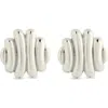 Sterling Forever Rudy Textured Stud Earrings