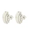 Sterling Forever Rudy Textured Stud Earrings In Silver