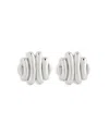 Sterling Forever Rudy Textured Stud Earrings In Silver