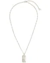 Sterling Forever Capricorn Constellation Dog Tag Necklace