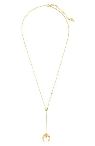 STERLING FOREVER STERLING FOREVER SELENE LARIAT PENDANT NECKLACE