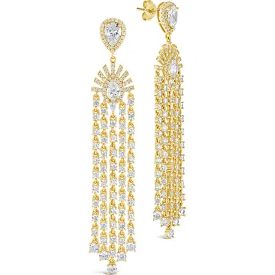 STERLING FOREVER STERLING FOREVER SELMA CUBIC ZIRCONIA STATEMENT DROP EARRINGS