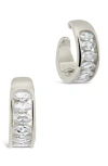Sterling Forever Mira Cz Ear Cuff Set Earrings