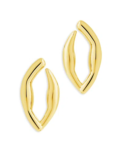 Sterling Forever Sharee Stud Earrings In 14k Gold Plated