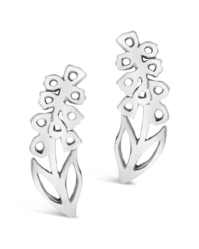 Sterling Forever Silver Birth Flower May Lily Of The Valley Studs