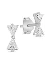 Sterling Forever Sterling Silver Cz Bowtie Stud Earrings