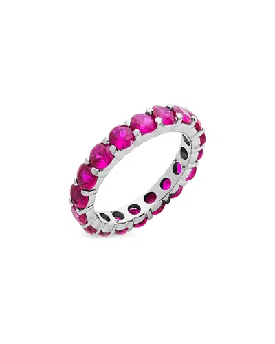 Sterling Forever Silver Cz Eternity Ring