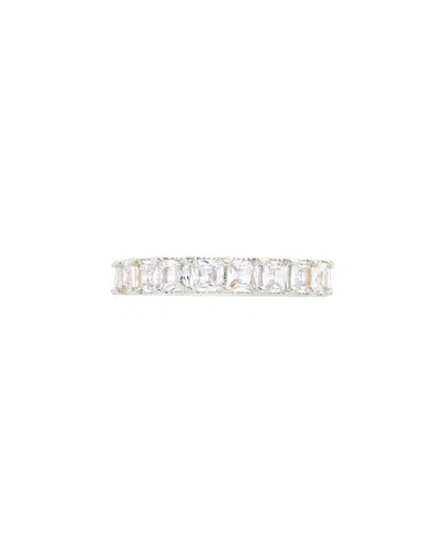 Sterling Forever Silver Cz Kylie Eternity Band Ring In White