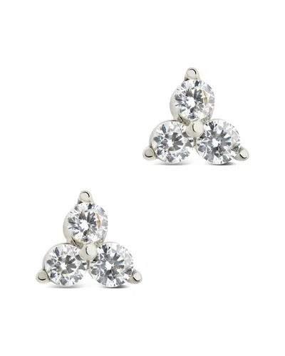 STERLING FOREVER STERLING FOREVER SILVER CZ PYRAMID STUDS