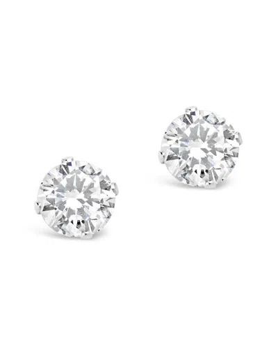 Sterling Forever Silver Cz Studs
