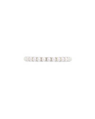 Sterling Forever Silver Gianna Eternity Ring In Metallic