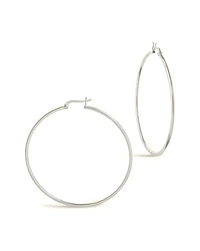 Sterling Forever Silver Hoops