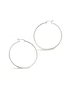 Sterling Forever Silver Hoops