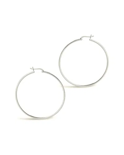 Sterling Forever Silver Hoops
