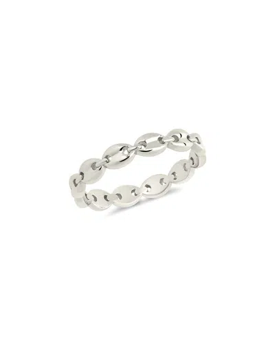 STERLING FOREVER STERLING FOREVER SILVER JANIE ANCHOR CHAIN RING
