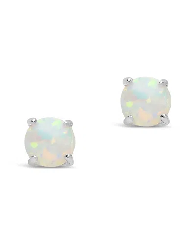 STERLING FOREVER STERLING FOREVER SILVER OPAL STUDS