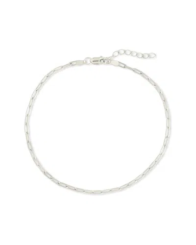 STERLING FOREVER STERLING FOREVER SILVER PAPERCLIP CHAIN BRACELET