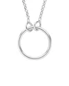 Sterling Forever Sterling Silver Open Circle Necklace