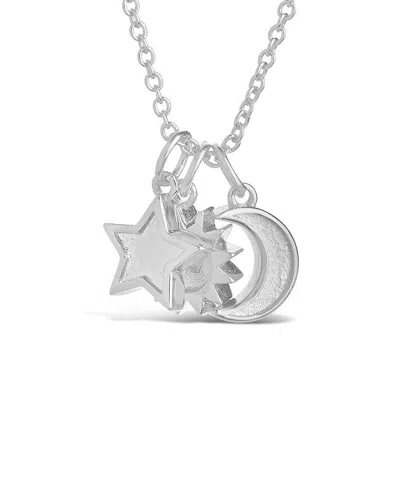 Sterling Forever Silver Sun In Metallic