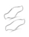 Sterling Forever Silver Wave Ring
