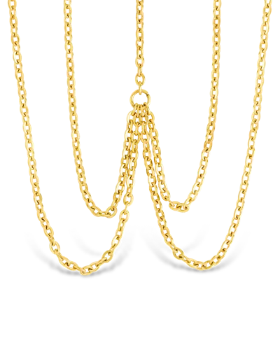 Sterling Forever Sloan Layered Body Chain In Gold