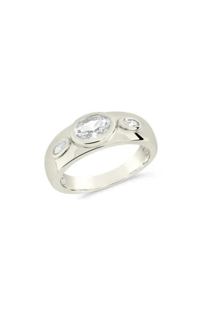 STERLING FOREVER STERLING FOREVER SOREN CUBIC ZIRCONIA RING
