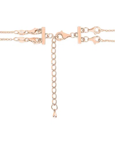 Sterling Forever Sterling Silver 2 Layer Necklace Spacer In Gold