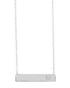 Sterling Forever Sterling Silver Bar Initial Necklace