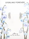 Sterling Forever Sterling Silver Birth Flower Earring Studs - May In Silver