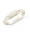 Sterling Forever Sterling Silver Geometric Signet Ring