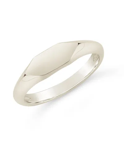 Sterling Forever Sterling Silver Geometric Signet Ring