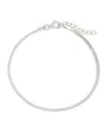 Sterling Forever Sterling Silver Herringbone Chain Bracelet In Silver