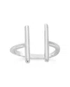 Sterling Forever Sterling Silver Parallel Bar Ring