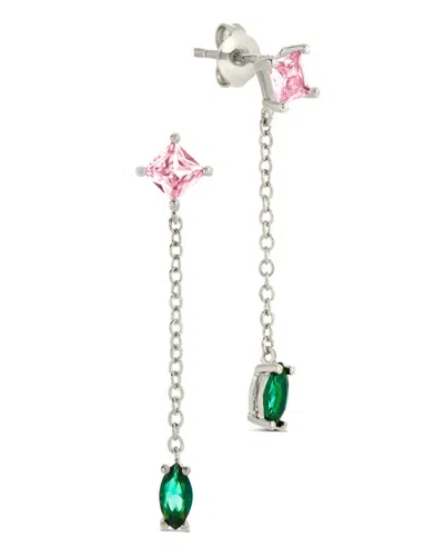 Sterling Forever Sterling Silver Polaris Cz Dangle Earrings