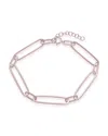Sterling Forever Sterling Silver Polished Large Link Bracelet