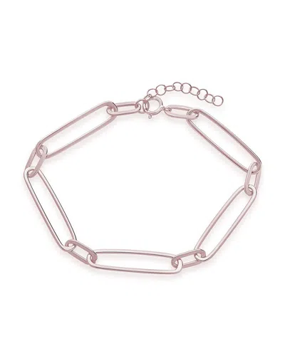 Sterling Forever Sterling Silver Polished Large Link Bracelet In Multi