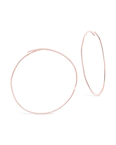 Sterling Forever Sterling Silver Threader Hoop Earrings
