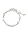 Sterling Forever Sterling Silver Wyatt Cubic Zirconia Tennis Bracelet In Silver
