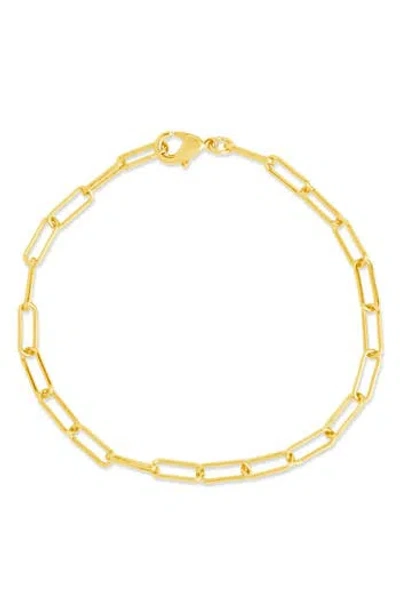 Sterling Forever Sylvie Chain Bracelet In Gold