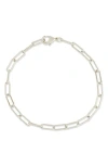 Sterling Forever Sylvie Chain Bracelet In Silver