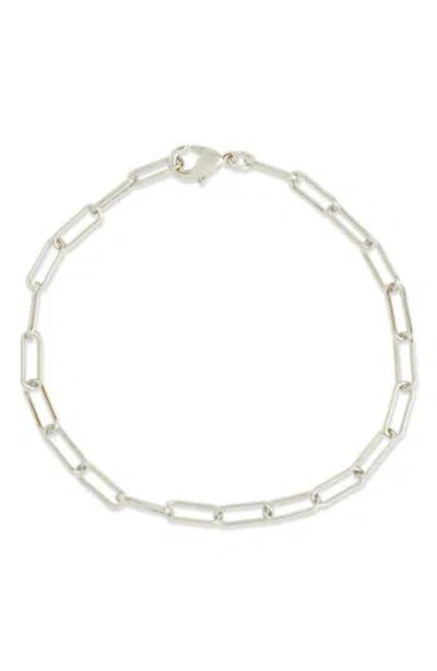 Sterling Forever Sylvie Chain Bracelet In Silver
