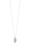 Sterling Forever Tarte Normande Cubic Zirconia Pendant Necklace