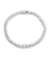 Sterling Forever Tatum Cubic Zirconia Tennis Bracelet In Silver