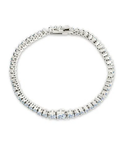 STERLING FOREVER TATUM CUBIC ZIRCONIA TENNIS BRACELET