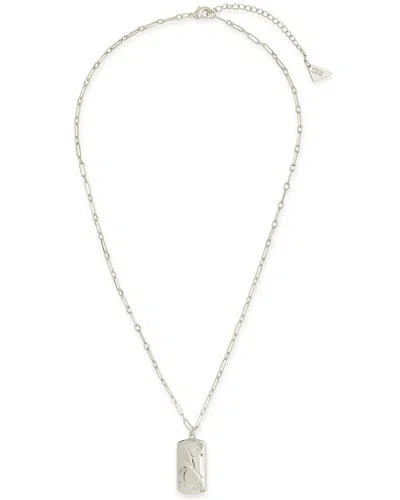 Sterling Forever Taurus Constellation Dog Tag Necklace
