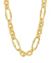 Sterling Forever Tegan Oval Link Necklace, 16-18 In Gold